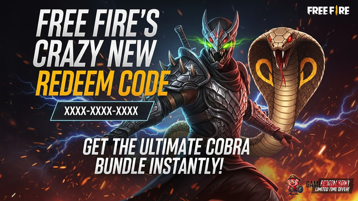 Free Fire’s Crazy New Redeem Code – Get The Ultimate Cobra Bundle Instantly!